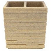 Caša za cetkice za zube Brick bež