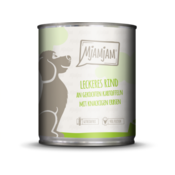 Mjamjam Pasja hrana - govedina, krompir in grah - 800 g