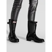 Hunter Gumijasti škornji Original Gloss Short WFS1000RGL Črna