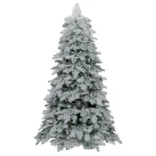 Costway Umetno božično drevo 180 cm, že osvetljeno, z 130 LED lučkami, 616 vejami, 8 načinov osvetlitve
