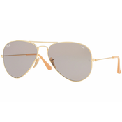 Ray Ban Unisex sunčane naočare 0RB3025 9064V858 Aviator, Sivo- zlatne
