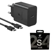 45W T4510 USB-C komplet za polnilnik telefona za Galaxy S23 S24 S25 Ultra A56 A36 A55 CC podatkovni kabel 1,8 m