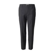 BOSS Black Hlače na rob C-Perin-242 antracit