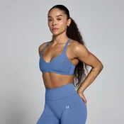 MP Womens Tempo Twist Back Sports Bra - Slate Blue - L