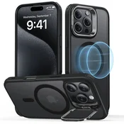 Hibridna maska ESR Classic Hybrid HaloLock Kickstand za iPhone 16 Pro Max - frosted black