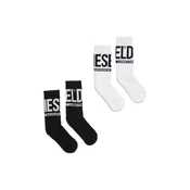 Otroške nogavice Diesel SKM-ZRAYBIPACK SOCKS 2-pack črna barva, 00J4MX