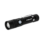 Alu. svetilka Proline USB-C, 260 lm, zoom, 3 načini