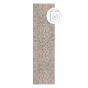 Svijetlo zelena periva staza 60x230 cm Una Floral – Flair Rugs