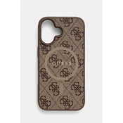 shumee Ovitek Guess 4G Ring Classic Logo MagSafe - iPhone 16 (rjav)