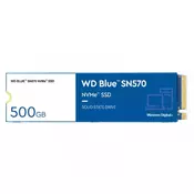 WD 500GB M.2 NVMe Gen3 WDS500G3B0C SN570 Blue