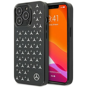 Mercedes MEHCP13LESPBK iPhone 13 Pro 6,1 black hardcase Silver Stars Pattern (MEHCP13LESPBK)