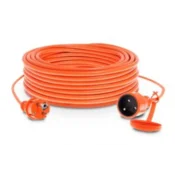 Akel Vrtni podaljšek 1-vtičnica z/brez 10 m /H05VV-F 3x1/ 10A IP44 oranžen