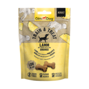 GimDog Train & Treat Lamm & Ananas snack 125 g