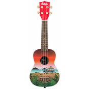 KALA SOPRAN UKULELE Ukadelic UK-SURFARI - Surfari w/bag