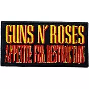 Guns N Roses Appetite for Destruction Našitek za šivanje