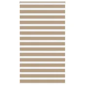 Zebra zavjesa Pješcano smeda 125x230 cm Širina tkanine 120,9 cm Poliester