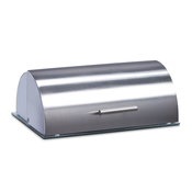 ZELLER posoda za kruh 39x28x15,5cm, inox, steklo