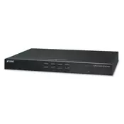 PLANET KVM-210-08 KVM switch Rack mounting Black