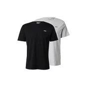 FILA Majica BROD pegasto siva/črna