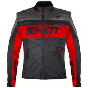 Softshell jakna Shot Softshell Lite crno-crvena