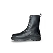nae Vegan Shoes Gležnarji z vezalkami črna
