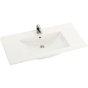 BATH DELUXE 06-090-60-11-01 - Vgradni umivalnik CHICAGO 91x46,5 cm keramika/bela
