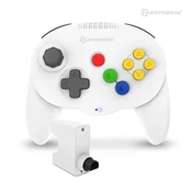 Brezžični krmilnik BT Hyperkin Admiral Premium - bel (N64)