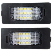 shumee BMW F10 F11 F25 F30 F31 F32 F34 LED luči registrske tablice 2 kosa komplet