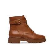 LAUREN RALPH LAUREN Gležnjarji Allyson Logo Bo Bte 802P12046002 Rjava