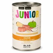Alsa Nature Junior piščanec s pastinakom in jabolkom 400 g - Piščanec - Alsa Nature - Mladiček (0-12 mes.)