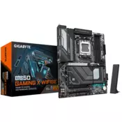 GIGABYTE B850 GAMING X WIFI6E AM5 ATX osnovna plošča - AMD B850, 4xDDR5, 3xM.2, 4xSATA, 2.5Gb LAN, WiFi 6E, BT, 1xDP, 1xHDMI - B850 GAMING X WIFI6E