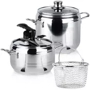 Tlačni lonec Profi duo 5 l+3,5 l