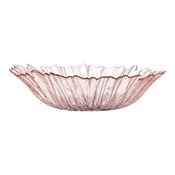 Svetlo rožnata steklena skleda o 31 cm Mariko – Bloomingville