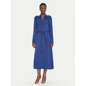 Fracomina Srajčna obleka FS25SD3002W413N8 Modra Regular Fit