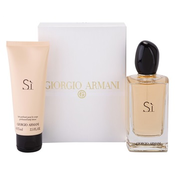 Giorgio Armani Si darilni set parfumska voda 100 ml + mleko za telo 75 ml za ženske