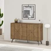 Hanah Home Komoda Dune 123x77,4x35cm Braon