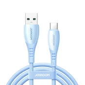 Joyroom Kabel USB-A – USB-C serije Vibrant, 3 A, 1,2 m – modri