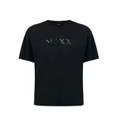 MEXX Majica črna/srebrna