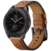 TECH-PROTECT LEATHER SAMSUNG GALAXY WATCH 4 40 / 42 / 44 / 46 MM BROWN (9589046917257)