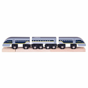 Bigjigs Rail Fast Eurostar E320 + 3 tirnice
