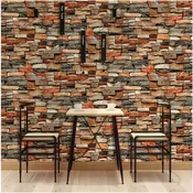 SAMOLEPILA 3D OPEČNA TAPETA FURNIR 45cm x 10m v03