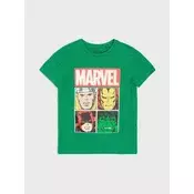 Sinsay - Pamucna majica sa printom Marvel - zeleno