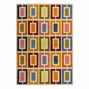 Ročno tkana volnena preproga 200x290 cm Retro Blocks – Flair Rugs