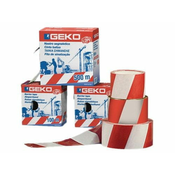 GEKO Opozorilni trak 70mmx500m RDEČE-BELI