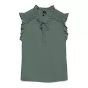 VERO MODA Bluza VMALBA temno zelena