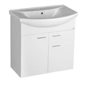 AQUALINE Bela Umivalniška Omara ZOJA, 71,5x74x34 cm