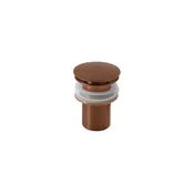 Gedy - Odtok za umivalnik CLICK-CLACK, premer 6,6 cm, bronast