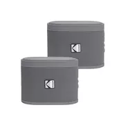 Kodak SoundBrix Wireless Stack Speaker (Treble Gray), 2PCS