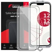 Novo kaljeno steklo Screen Samurai za Apple iPhone 12/12 Pro z okvirjem Easy Fit | 2 kosa