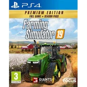 Farming Simulator 19 Premium Edition (PS4) - rabljeno